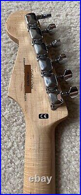 2011 RARE Flamed Fender Squier Bullet Stratocaster Neck 60's Headstock EXCELLENT