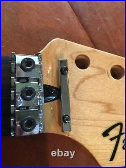 2012 Fender Stratocaster Strat Floyd Rose Nut Neck Rosewood Plate