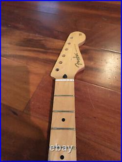 2014 Fender Stratocaster Deluxe Player Strat Neck Maple 12 Radius Medium Jumbo