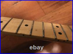 2014 Fender Stratocaster Standard Strat Maple Neck Tuners Plate