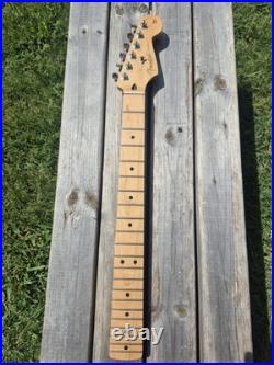 2015 Fender Stratocaster Deluxe Player Strat Neck Maple 12 Radius Medium Jumbo 2015 Fender Stratocaster Deluxe Player Strat Neck Maple 12 Radius Medium Jumbo