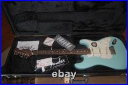 2015 Fender Stratocaster One-piece Rosewood Neck. Daphne Blue