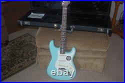 2015 Fender Stratocaster One-piece Rosewood Neck. Daphne Blue