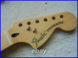 2016 Fender Deluxe Lonestart Stratocaster NECK 70's Headstock 12 Radius Great