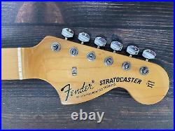 2017 Fender Japan ST-68 H68ST Stratocaster Neck Large Head Pasted Maple