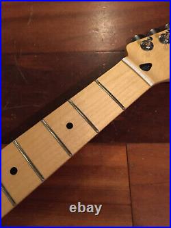 2017 Fender Strat Neck Maple Standard Stratocaster Tuners Plate Medium Jumbo