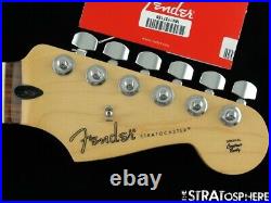2021 Fender Player Stratocaster Strat NECK with TUNERS Modern C Shape, Pau Ferro