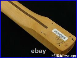 2022 Fender H. E. R. Stratocaster Strat NECK Painted Headstock C Maple