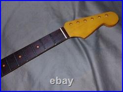 21 JUMBO DARK Allparts Rosewood Neck will fit vintage Stratocaster usa mim body