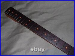 21 JUMBO DARK Allparts Rosewood Neck will fit vintage Stratocaster usa mim body