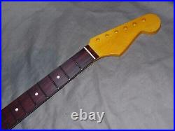 21 JUMBO RELIC Allparts Rosewood Neck will fit vintage Stratocaster SRV usa body