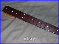 21 JUMBO RELIC Allparts Rosewood Neck will fit vintage Stratocaster SRV usa body