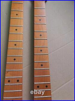22 Fret Roasted Maple Left Hand Electric Guitar Neck for Fender ST Strat Part 22 Fret Roasted Maple Left Hand Electric Guitar Neck for Fender ST Strat Part