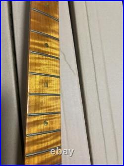 5A 21 Fret Tiger Roasted Flame Maple Strat Electric Guitar Neck for DIY Fender 5A 21 Fret Tiger Roasted Flame Maple Strat Electric Guitar Neck for DIY Fender