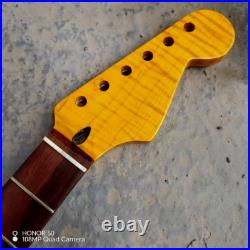 60s stratocaster handmade custom NECK North American flame Maple Fingerboard Mat