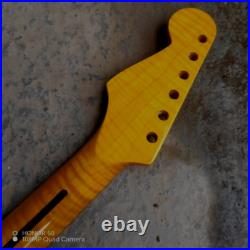 60s stratocaster handmade custom NECK North American flame Maple Fingerboard Mat