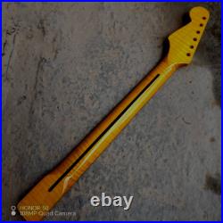 60s stratocaster handmade custom NECK North American flame Maple Fingerboard Mat
