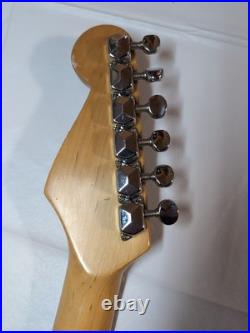 93 Fender Squier Stratocaster Maple Neck Black Label Mexico Flame Strat MIM