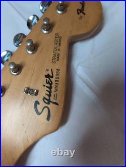 93 Fender Squier Stratocaster Maple Neck Black Label Mexico Flame Strat MIM