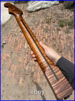 AAAA Pulley 22Fret Fender Strat Satin Roasted Flame Maple Electric guitar neck AAAA Pulley 22Fret Fender Strat Satin Roasted Flame Maple Electric guitar neck