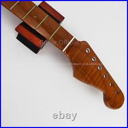 AAAStratocaster Flame North American Maple light Electric Guitar Neck for Fender