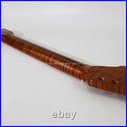 AAAStratocaster Flame North American Maple light Electric Guitar Neck for Fender