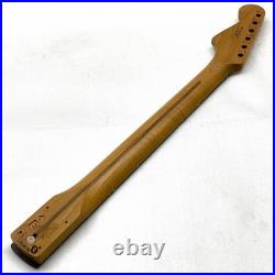 ACTUAL PICS! Fender Strat Neck Roasted Maple/Rosewood 22 Jumbo Fret 12 Radius