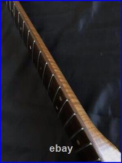 A Stock Handmade Roasted Flame Maple Strat Stratocaster Neck Nature