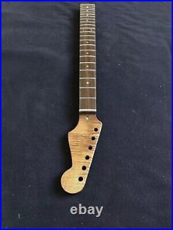 A Stock Handmade Roasted Flame Maple Strat Stratocaster Neck Nature