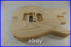 Ash Hxx guitar body fits Fender Strat Stratocaster neck Floyd Rose J653