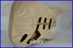 Ash SSS Hardtail guitar body fits Fender Strat Stratocaster necks J750