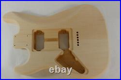 Basswood HxH Hardtail guitar body fits Fender Strat Stratocaster necks J276