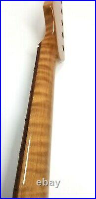 Brio Highly Flamed S-Style Maple Rosewood Neck Roasted