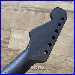 DIY 22 Fret Stainless Wenge Strat Electric Guitar Neck Nitro Satin for Fender ST