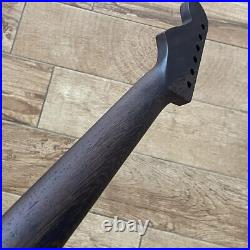 DIY 22 Fret Stainless Wenge Strat Electric Guitar Neck Nitro Satin for Fender ST