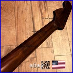 Dark Roasted Flame Maple Rosewood Strat Neck Fits Warmoth & Fender Bodies SDA