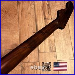 Dark Roasted Flame Maple Rosewood Strat Neck Fits Warmoth & Fender Bodies SDA