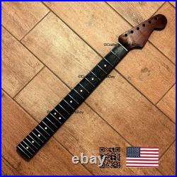 Dark Roasted Flame Maple Rosewood Strat Neck Fits Warmoth & Fender Bodies SDA