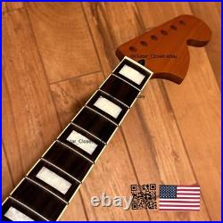 Deluxe Roasted Maple Jazzmaster Stainless Rosewood Neck Fits Strat Fender JZR9 Deluxe Roasted Maple Jazzmaster Stainless Rosewood Neck Fits Strat Fender JZR9