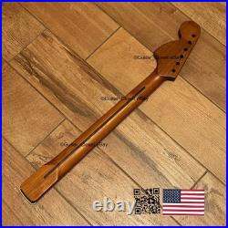 Deluxe Roasted Maple Jazzmaster Stainless Rosewood Neck Fits Strat Fender JZR9 Deluxe Roasted Maple Jazzmaster Stainless Rosewood Neck Fits Strat Fender JZR9