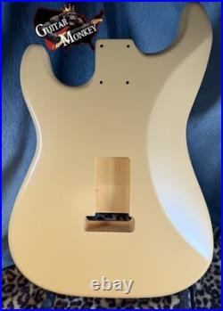 Dessert Sand Satin Nitro Replacement Strat American Alder with Shielding 4.38lbs
