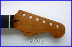 Ebony Fretboard-Roasted STRATOCASTER Guitar Neck/MOP/Fits Fender, Warmoth STRAT