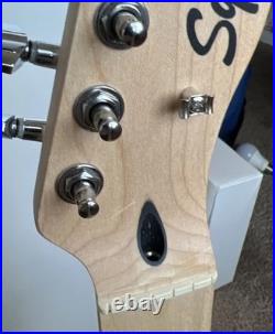 Electric Guitar Neck Maple Fender Tele Squier Pristine Loaded With Tuners Clean Electric Guitar Neck Maple Fender Tele Squier Pristine Loaded With Tuners Clean