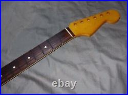 FAT 9.5 C RELIC Allparts Rosewood Neck will fit Stratocaster vintage usa body