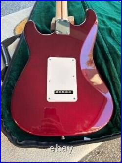 Fender 1997 MIM Stratocaster Red with Maple neck. TSA Case included. Execellent