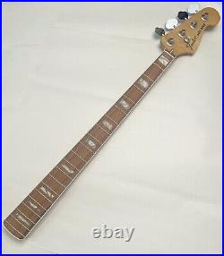 Fender 70's Jazz Bass Neck Block Inlay Pau Ferro With Tuners Very Lightly Used