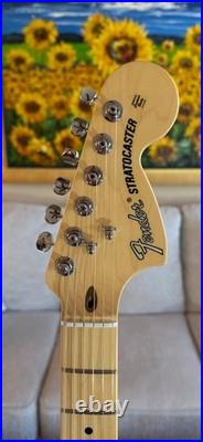 Fender American Performer Strat Guitar Faded Lake Placid Blue 2022 Gloss