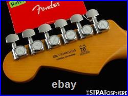 Fender American Ultra II Stratocast Strat, NECK & LOCKING TUNERS, EB Ebony