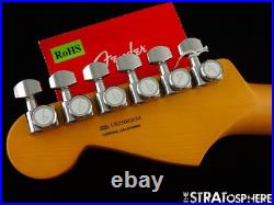 Fender American Ultra Luxe Stratocaster Strat, NECK + LOCKING TUNERS D Maple