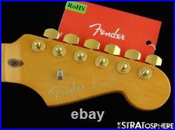 Fender American Ultra Stratocaster Strat NECK HIPSHOT GLD LOCKING TUNERS Maple